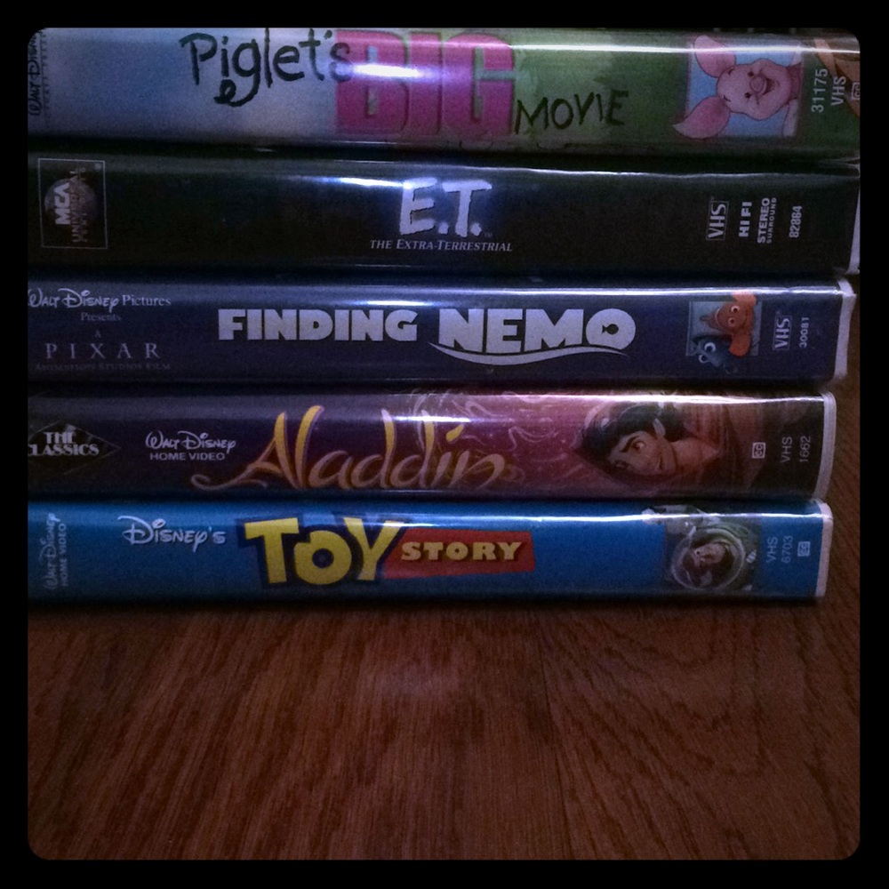 Walt Disney tape movies